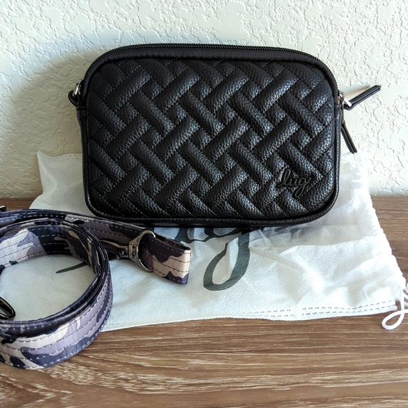 lug Handbags - Lug coupe vegan leather convertible crossbody black